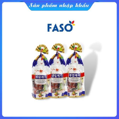 Kẹo túm dẻo hoa quả tổng hợp 500g Arirang